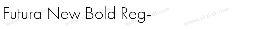 Futura New Bold Reg字体转换 Futura New Bold Reg字体转换